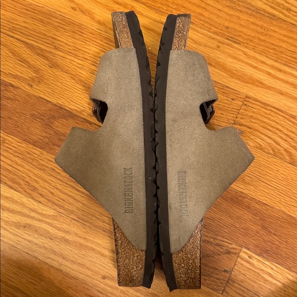 Birkenstock Arizona Sandal | Soft Footbed | Taupe | 38N - Picture 4 of 6